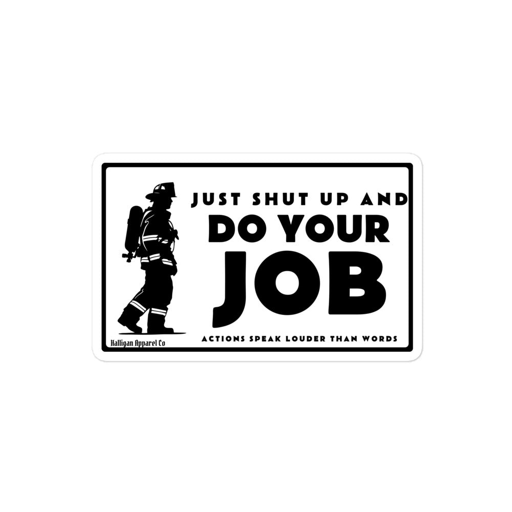 Do Your Job Sticker