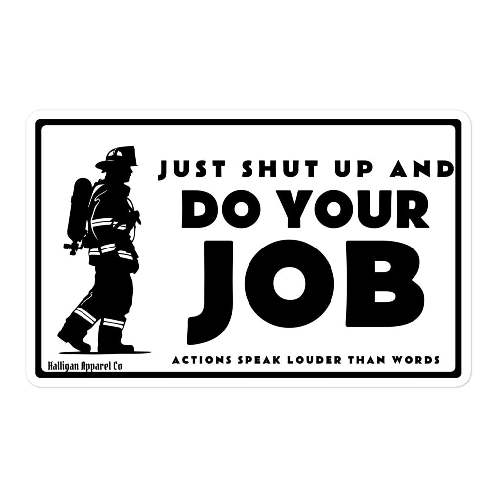 Do Your Job Sticker