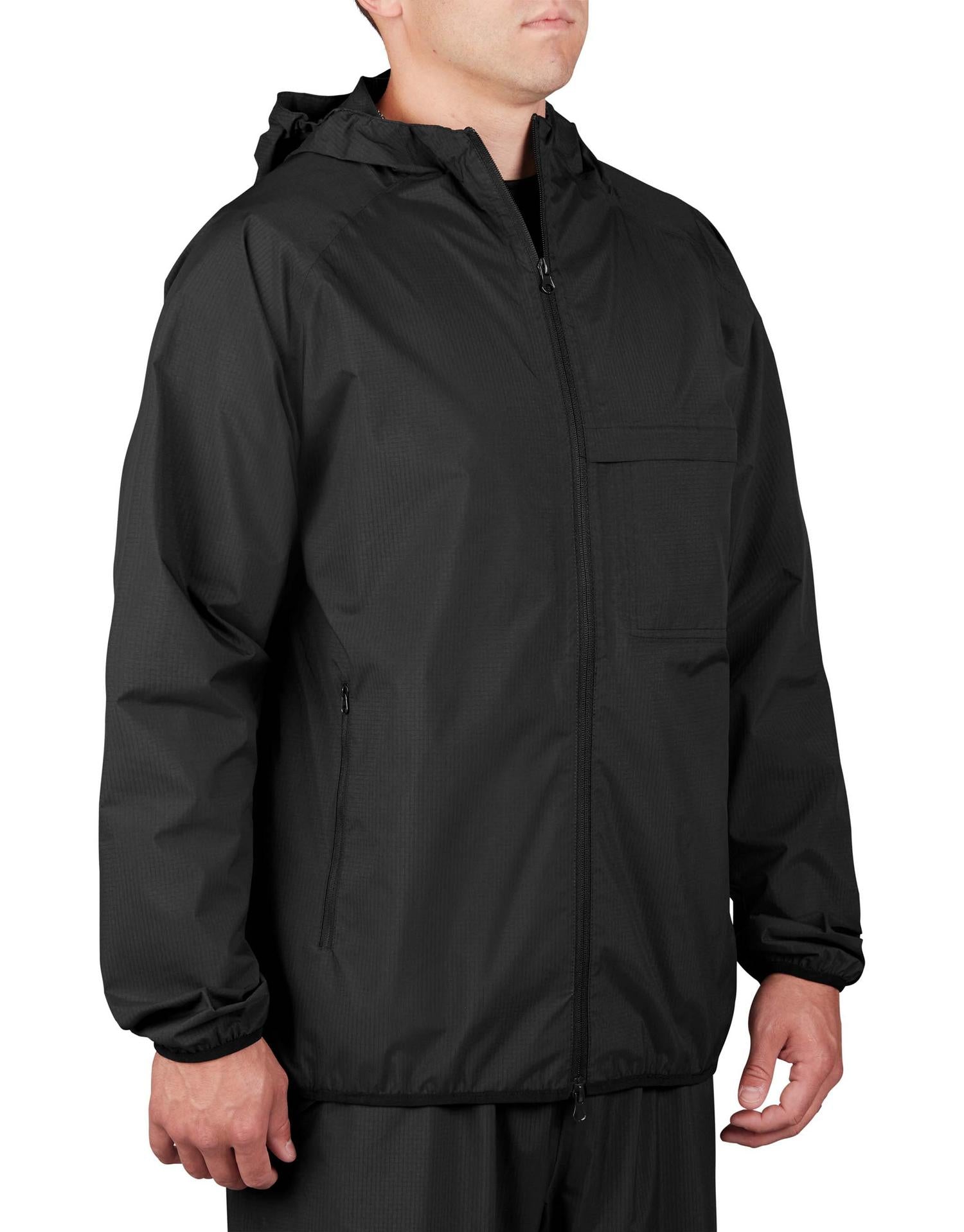 Propper Men's Packable Waterproof Jacket - Black