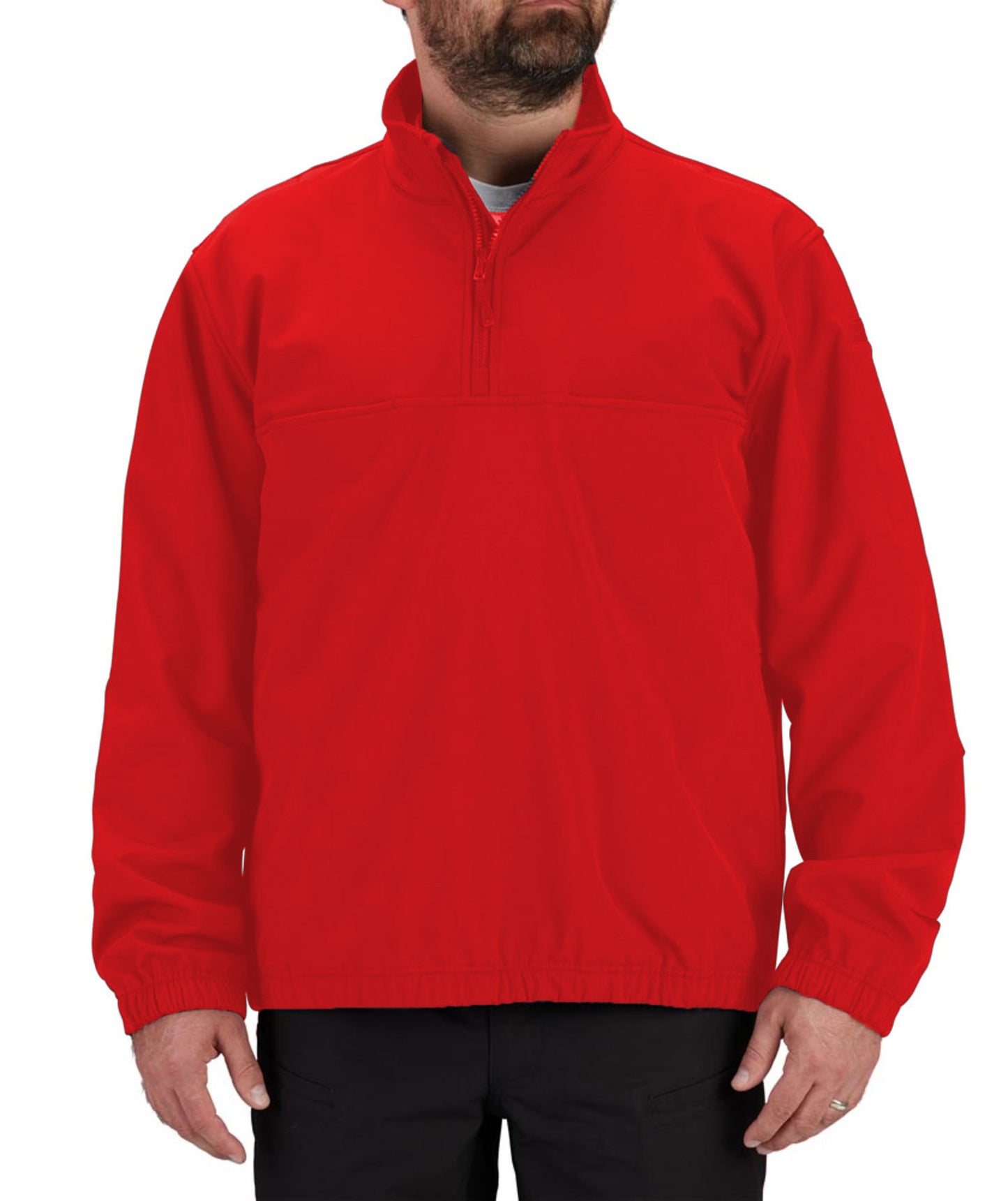 Propper Men's 1/4 Zip Softshell Job Shirt - Red