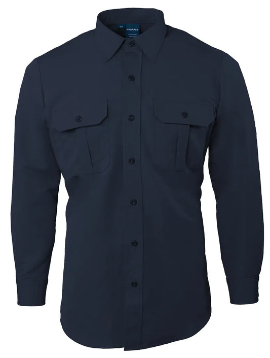 Propper Men's Edgetec Tactical Long Sleeve Shirt - LAPD Navy