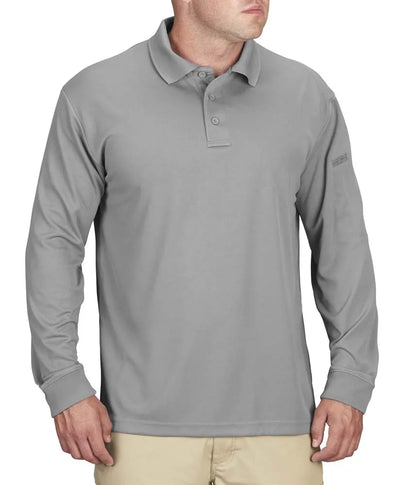 Propper Men's Uniform Long Sleeve Polo - Grey