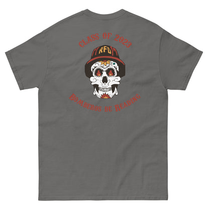Bomberos De Reading Red Wording Classic Tee