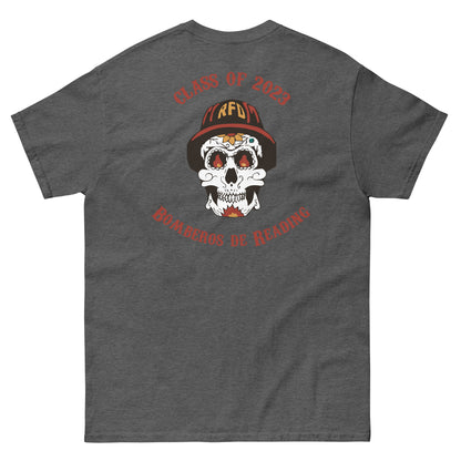 Bomberos De Reading Red Wording Classic Tee