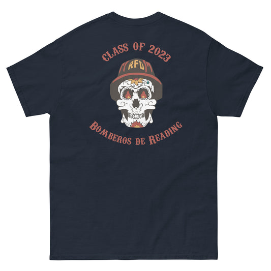 Bomberos De Reading Red Wording Classic Tee