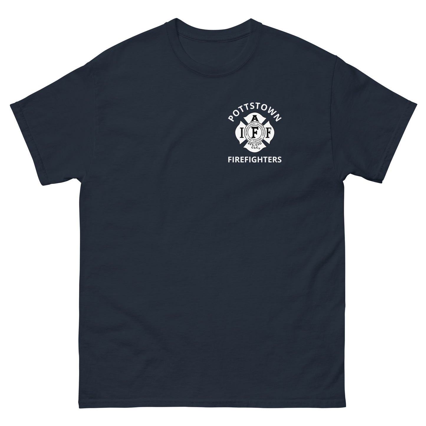 Local 3536 Breast Cancer Navy Tee