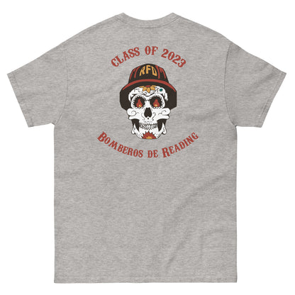 Bomberos De Reading Red Wording Classic Tee