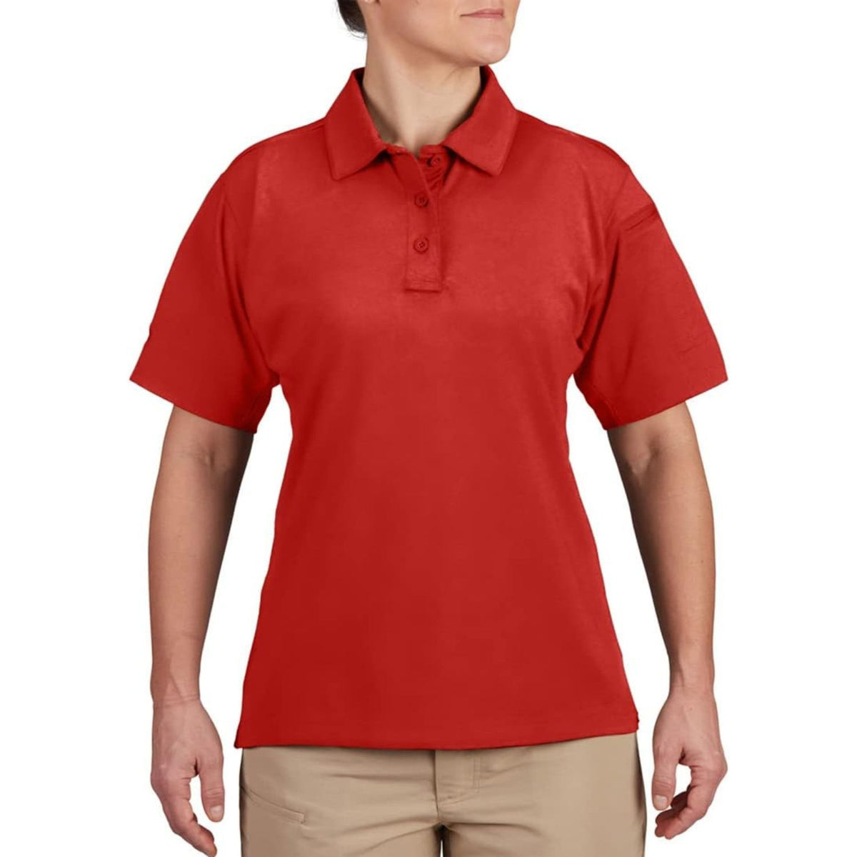 Propper Women's EdgeTec Short Sleeve Polo - Red