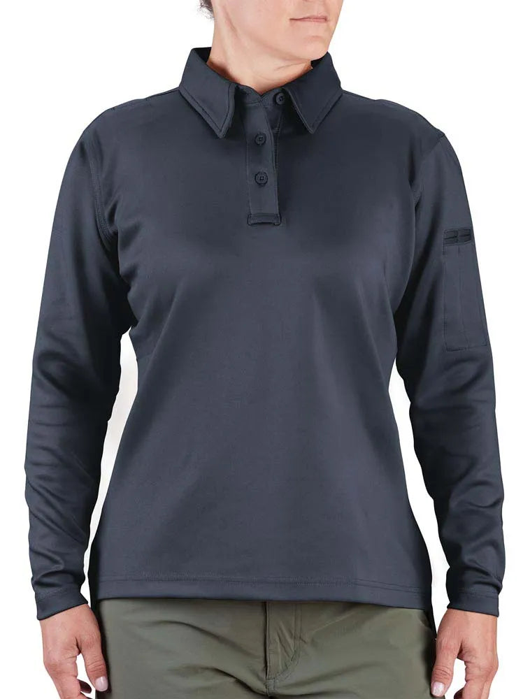 Propper Women's I.C.E. Performance Long Sleeve Polo - LAPD Navy