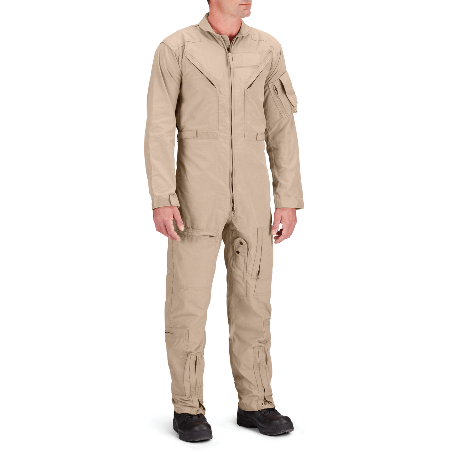 Propper Men's Poly Cotton Twill 27/P Flyers Coverall - Air Force Tan