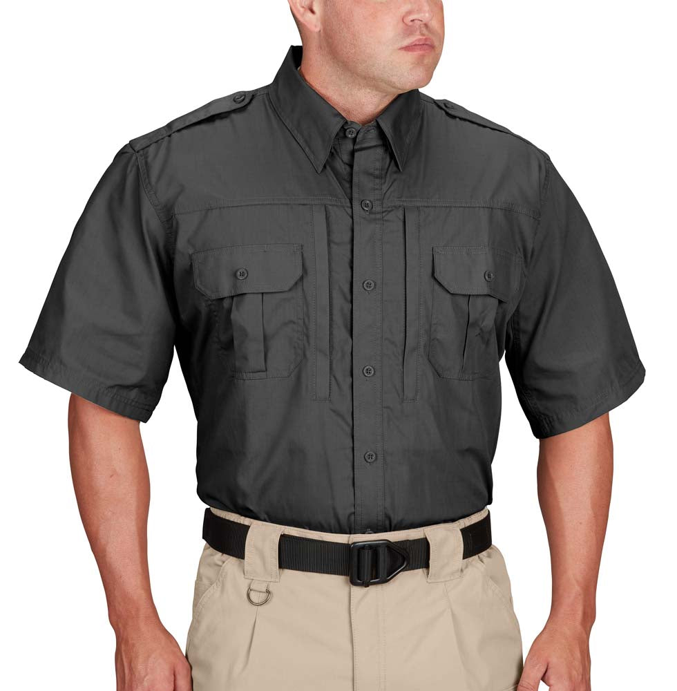 Propper Men's Tactical Short Sleeve Shirt - Charcoal