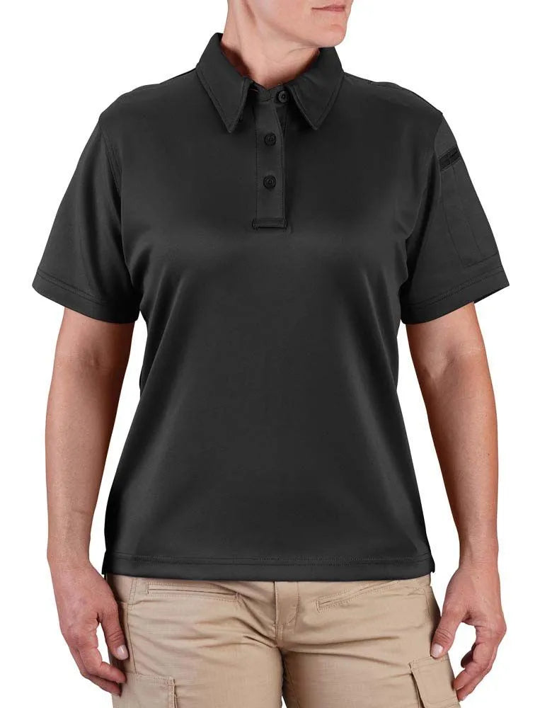 Propper Women's I.C.E. Performance Short Sleeve Polo - Black