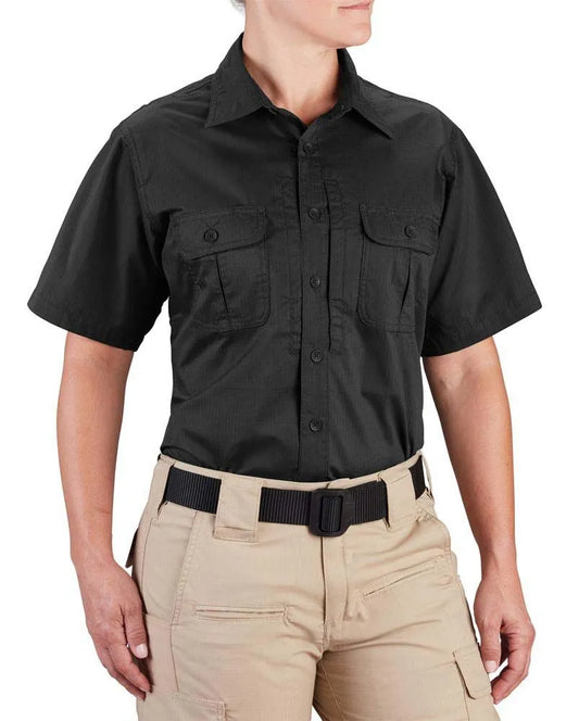 Propper Women's Kinetic Short Sleeve Shirt - Black