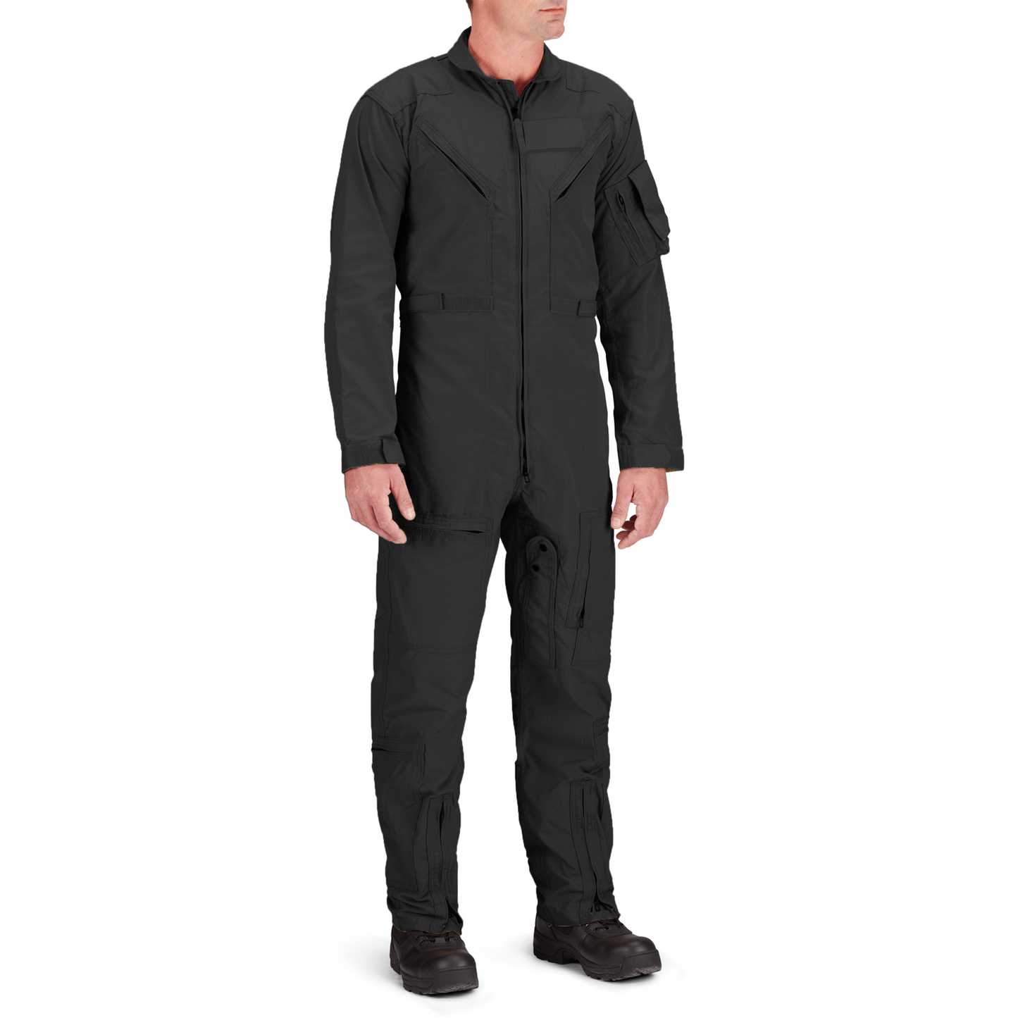 Propper Men's Poly Cotton Twill 27/P Flyers Coverall - Black
