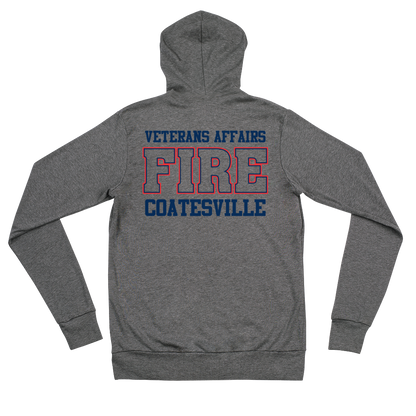Coatesville VAFD Grey Zip Hoodie