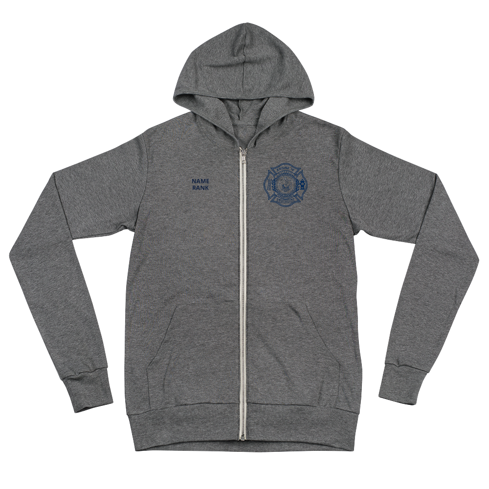 Coatesville VAFD Grey Zip Hoodie