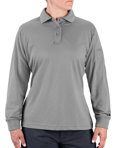 Propper Women's Uniform Long Sleeve Polo - Grey