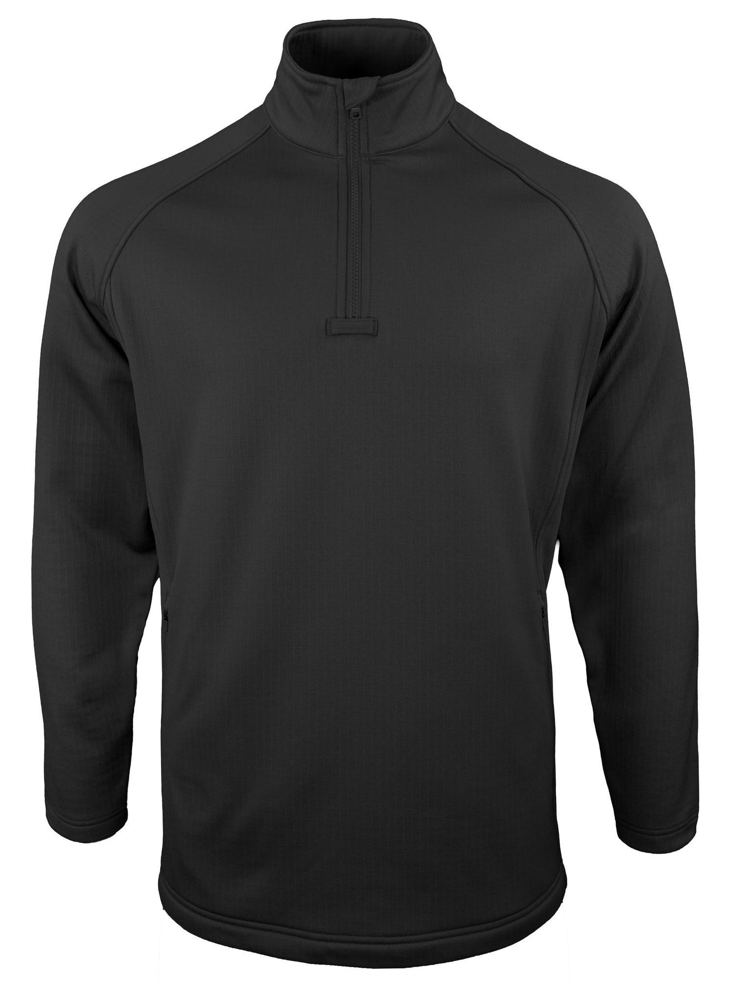 Propper Men's Quarter Zip Grid Fleece - Black
