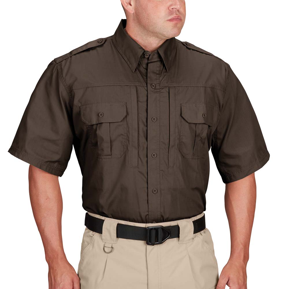 Propper Men's Tactical Short Sleeve Shirt - Sheriffs Brown