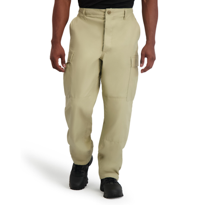 Propper Men's BDU Trouser Button Fly - 60/40 Twill - Khaki