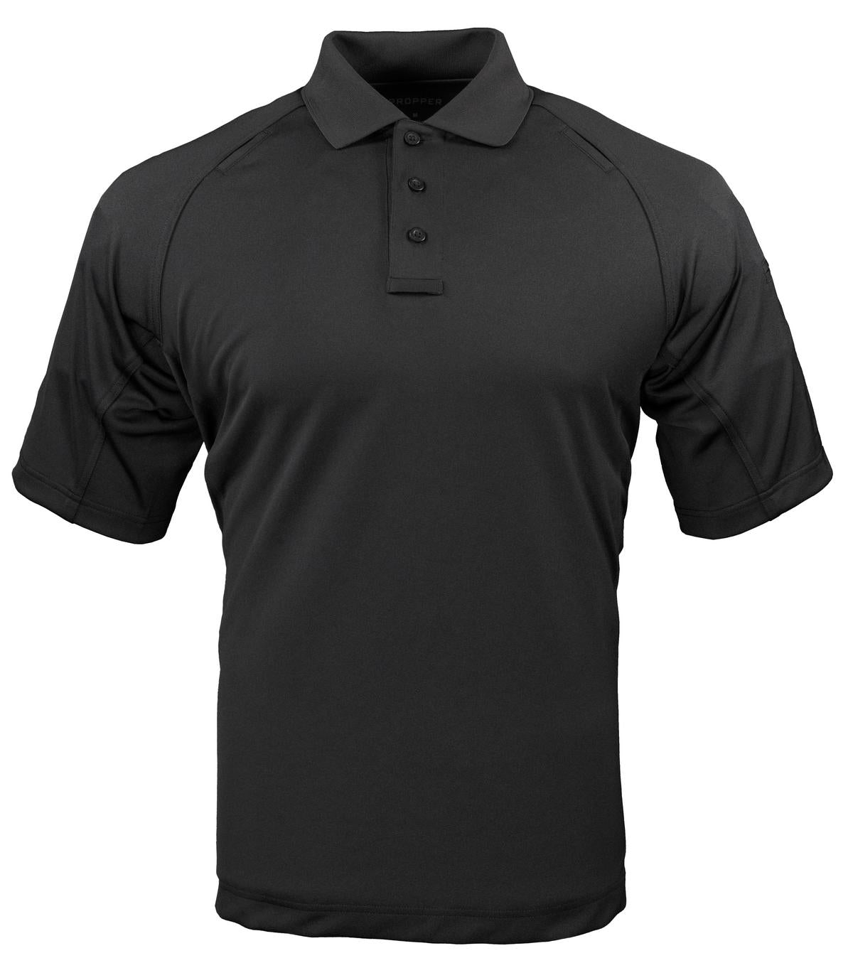 Propper Men's Raglan Utility Short Sleeve Polo - Black