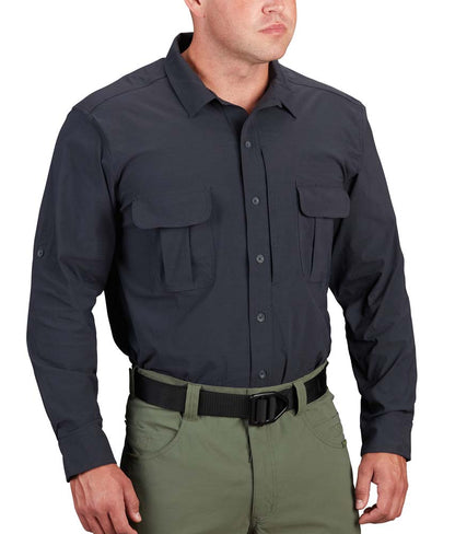 Propper Men's Summerweight Tactical Long Sleeve Shirt - LAPD Navy