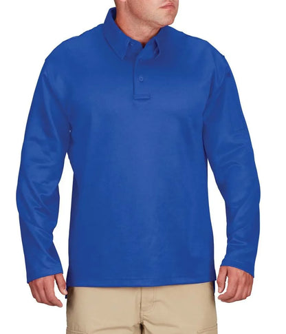 Propper Men's I.C.E. Performance Long Sleeve Polo - Cobalt Blue