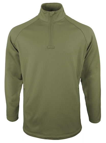 Propper Men's Quarter Zip Grid Fleece - Olive