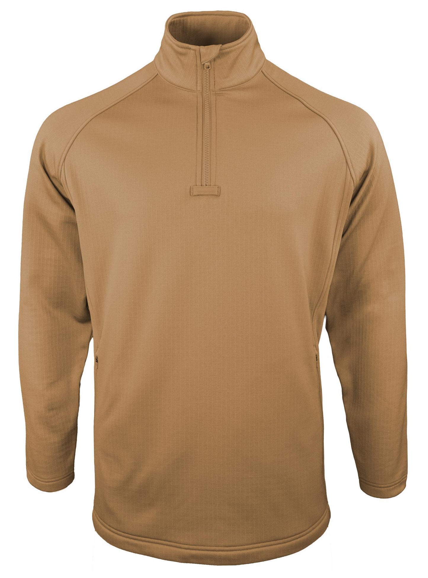 Propper Men's Quarter Zip Grid Fleece - Coyote