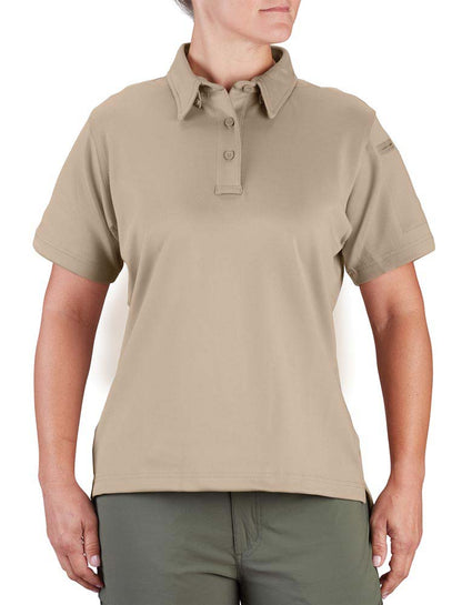 Propper Women's I.C.E. Performance Short Sleeve Polo - Silver Tan