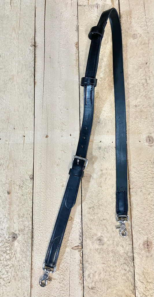 Custom Firefighter Leather Radio Strap