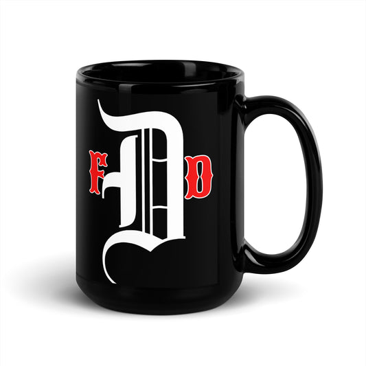 DFD Black Mug